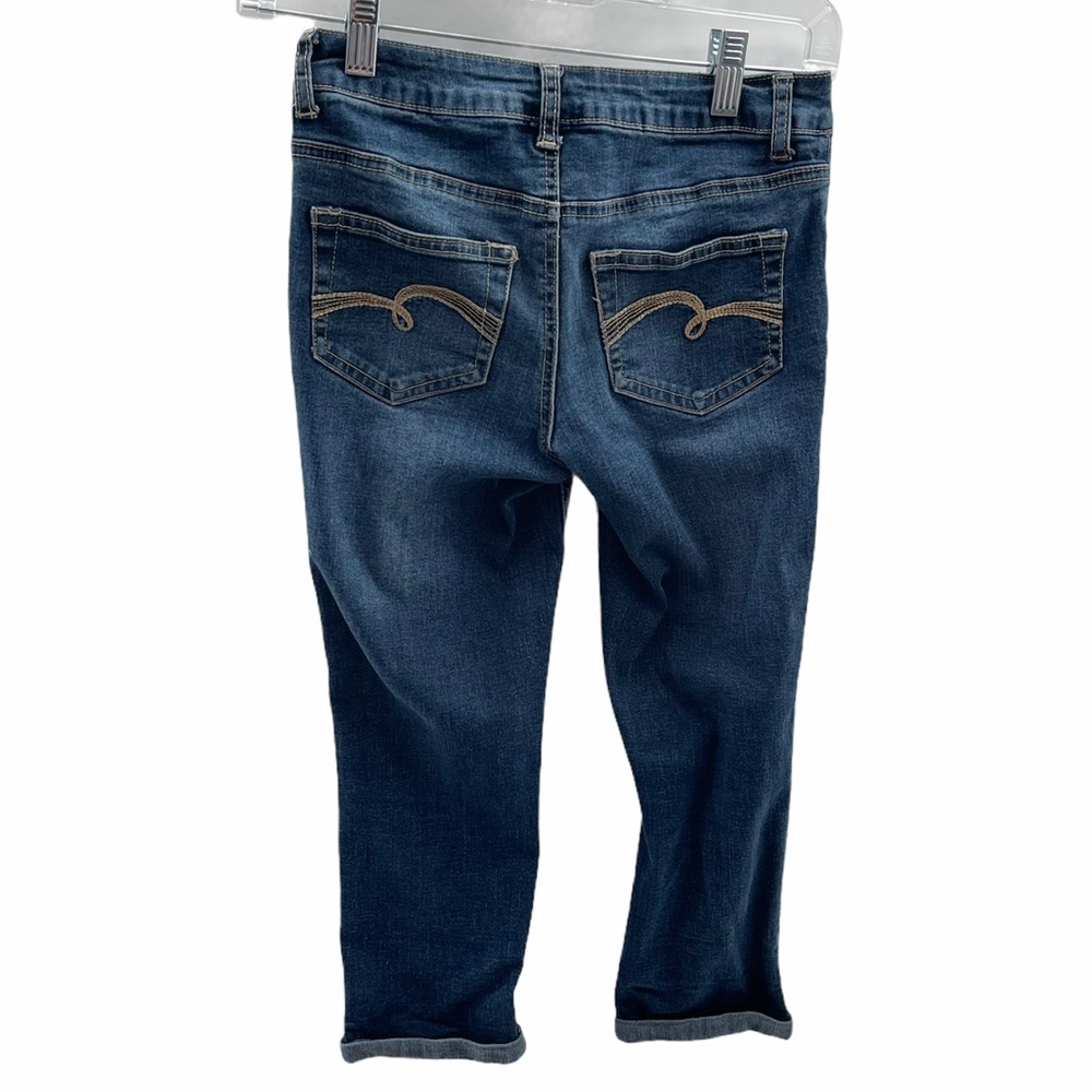 Justice Distressed Denim Jeans Girl's Size 10 - Picture 8 of 8